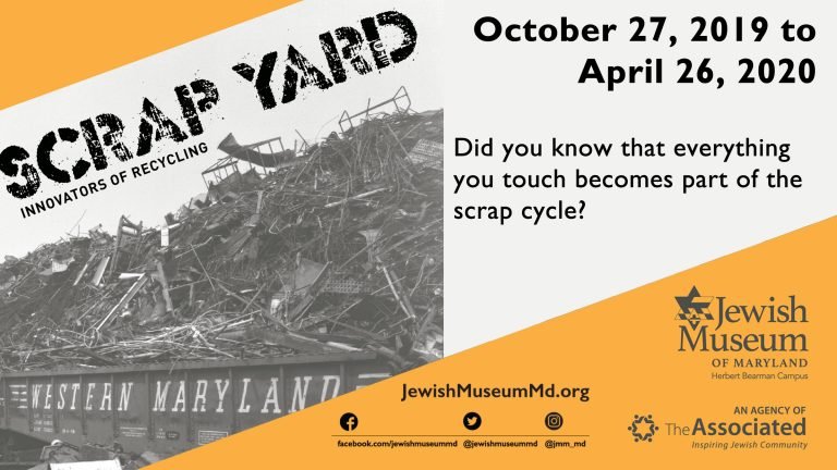 Scrap Yard exhibit at the Jewish Museum of Maryland