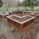 raised-beds from reclaimed material